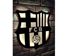 FC Barcelona Crest LED futbolo lempa dovanų naktinė lempa + NEMOKAMA