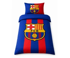 FC Barcelona patalynės komplektas 140x200 cm, pagalvės užvalkalas 50x60 cm 100% medvilnė