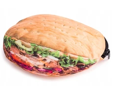 Ferocity Penalas Tube School kosmetikos krepšys Kebab Burger Juokinga dovana