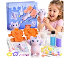 Fest KATĖS LETENĖS ANTISTRESAS SQUISHY DIY RINKINYS, SKIRTAS VAIKAMS GAMINTI SQUISH