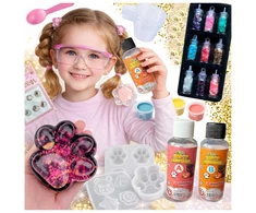 Fest SLIME SLIME RINKINYS SU GLITTER katės letenėle DIY 69 vnt + NEMOKAMAI