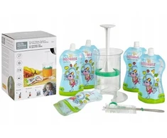Fill'n Squeeze Talpykla maišeliams ir Fill'n Squeez šepetėliui pripildyti + 5 paketėliai