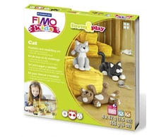 "Fimo Kids Form&amp;Play" rinkinys "Katės 4x42g" - Staedtler