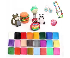 Fimo MODELIAVIMO PASTOS 24 MOLIO SPALVŲ KIETINĖJIMO MOLIO RINKINYS
