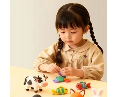 Fimo MODELIAVIMO PASTOS 24 MOLIO SPALVŲ KIETINĖJIMO MOLIO RINKINYS