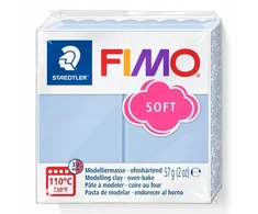 Staedtler Fimo Soft modelinas, ramiai mėlynas, 57g