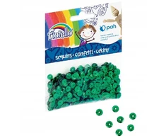 Fiorello Žalių konfeti blizgučiai 6mm, 14g