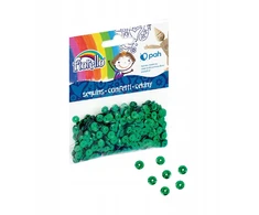 Fiorello Žalių konfeti blizgučiai 6mm, 14g