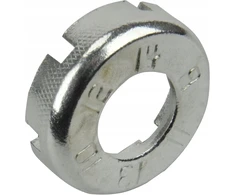 FISCHER bicycle nipple wrench, round (sidabrinis)