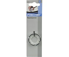 FISCHER bicycle nipple wrench, round (sidabrinis)