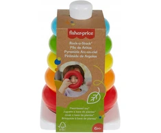 FISHER-PRICE Bokštelis „Supk ir statyk“ eko pakuotėje