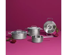 FISSLER - Pure Collection - Žemas puodas su stikliniu dangteliu - Ø20 cm