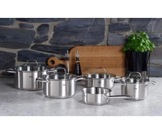 Fissler San Francisco puodas iš nerūdijančio plieno 3,3 l 20 cm dangčio indukcija