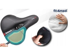 Fit4Med Dviračio balnelis storas putplastis minkštas su amortizacija