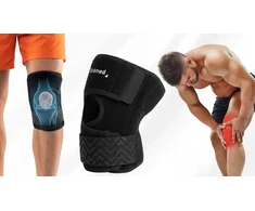 Fit4Med Elastinga kelio ortezė su šoninėmis stabilizacijomis ir petelės žiedu, dydis Xl