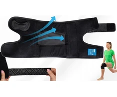 Fit4Med Elastinga kelio ortezė su šoninėmis stabilizacijomis ir petelės žiedu, dydis Xl