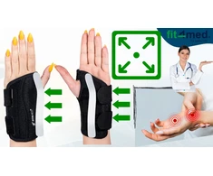 Fit4Med Neopreninis riešo įtvaras stabilizatorius 2 įtvarai