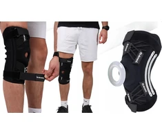 Fit4Med Orteza kolano stabilizator, dydis L, su šoninėmis atramomis