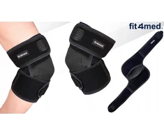 Fit4Med Reguliuojama teniso alkūnės įtvaras su petnešėlėmis
