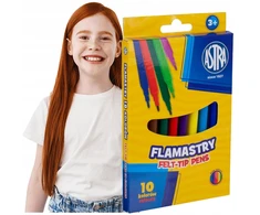 FLAMASTRY ASTRA Pisaki Mazaki Wielofunkcyjne 10kol