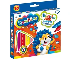 Flomasteriai Bambino, 10 spalvų