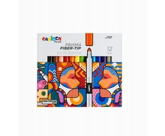 Flomasteriai CARIOCA Plus 12 spalvų
