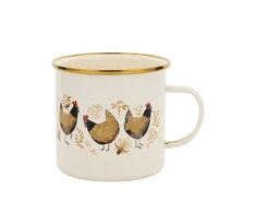 Floria TRADICINIS EMALINIS PUODAS EMALINIS PLESZEW KURKA 10 CM 740 ML