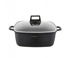 Florina Chef kvadratinis aliuminio puodas 28 cm 5,8L orkaitei