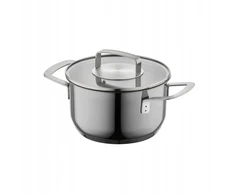 Florina Infinity nerūdijančio plieno puodas 16 cm 1,6L su dangteliu, dujų indukcija