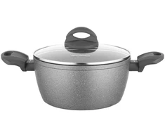 Florina Lava Akmens puodas 16 cm 1,2L su indukciniu dangteliu