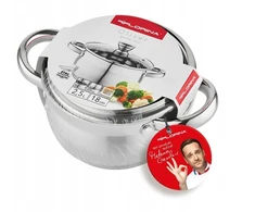 Florina Nerūdijančio plieno puodas oliver 18 cm 2,5 l