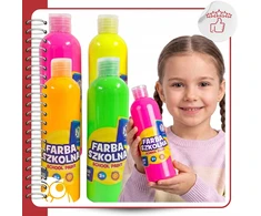 Fluorescenciniai dažai Astra, 4 spalvos, 250 ml rinkinys
