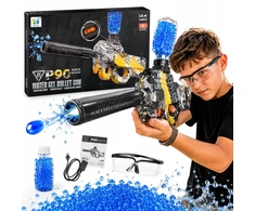 FN P90 šautuvas GEL BULLET AUTOMATINIS Juodas Geltonas USB 59 cm