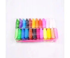 FOAM PLAY PASTE EDUCATIONAL MONTESSA Plastilinas 24 Vnt. SPALVOS