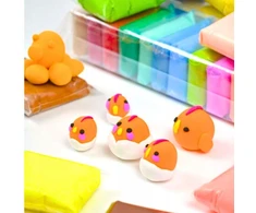 FOAM PLAYSTINE MODELIUOJAMASIS POLYMERINIS MOLIS FOAM CLAY 24 Vnt.