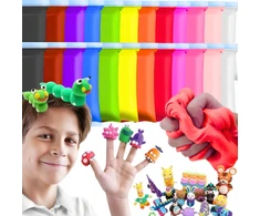 FOAM PLAYSTINE MODELIUOJAMASIS POLYMERINIS MOLIS FOAM CLAY 24 Vnt.
