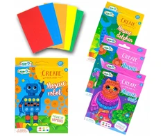 FOAM STICKBOOK CREATIVE MOSAIC CREATIVE DIY RINKINYS VAIKAMS