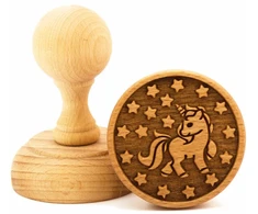 Folkroll Unicorn Graviruotas sausainių antspaudas