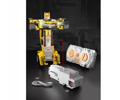 Forange Konstrukciniai blokeliai Auto/Robot Geltona Morph nuotoliniu būdu valdomi 521 vnt.