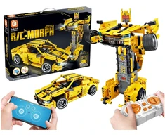 Forange Konstrukciniai blokeliai Auto/Robot Geltona Morph nuotoliniu būdu valdomi 521 vnt.