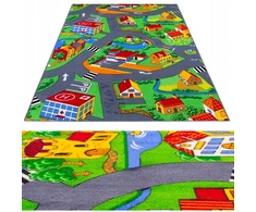 Fortero Dywan Dla Dzieci Mata Dziecięcy Uliczki Little Village Drogi Ulice 200x300