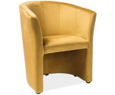 Signal Meble Fotelis Signal TM-1 VELVET, geltonas