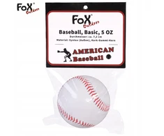 Fox Outdoor Beisbolo kamuolys, Baseball Basic 5 OZ, 7,3 cm, baltas