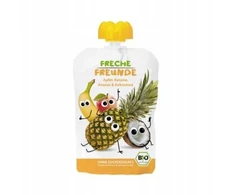 Freche Freunde BIO obuolių bananų ananasų kokoso putėsiai