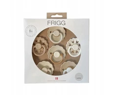 FRIGG - 6 vnt Cherry guminiai čiulptukai, šešių rinkinys, rudi, 6m+