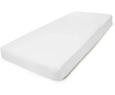 Čiužinys Frotinė paklodė su guma NOSTRA, baltos sp., 180x200+28cm, 80% medv., 20% poliesterio