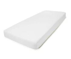 Čiužinys Frotinė paklodė su guma NOSTRA, baltos sp., 90x200+28cm, 80% medv., 20% poliesterio