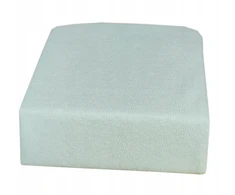 FROTTI šviesiai pilkos spalvos medvilnės LAPAS 90x170 džersis su elastine juostele 90/170/20