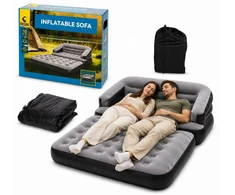 Froyak PRIEMONĖS ČIUŽINIS 2-vietis 2in1 Namų sodui 198x138x62cm DIDELI ATLAIDUOJAMOJI SOFA