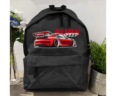 Funandstyle Juodas jaunimo kuprinė Pure Speed mokyklai, talpi, stilinga